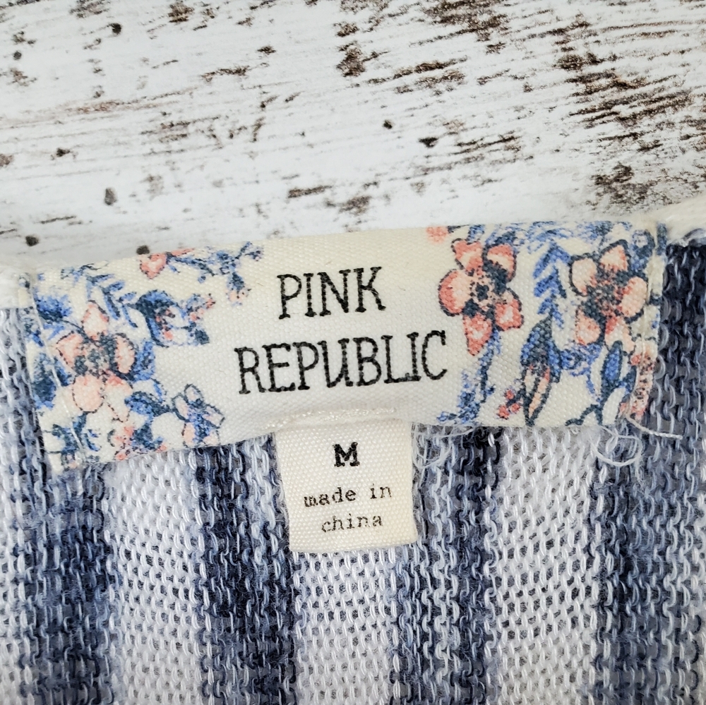 Pink Republic *BEACH* Hooded Sweater Vest Duster - Picture 3 of 6